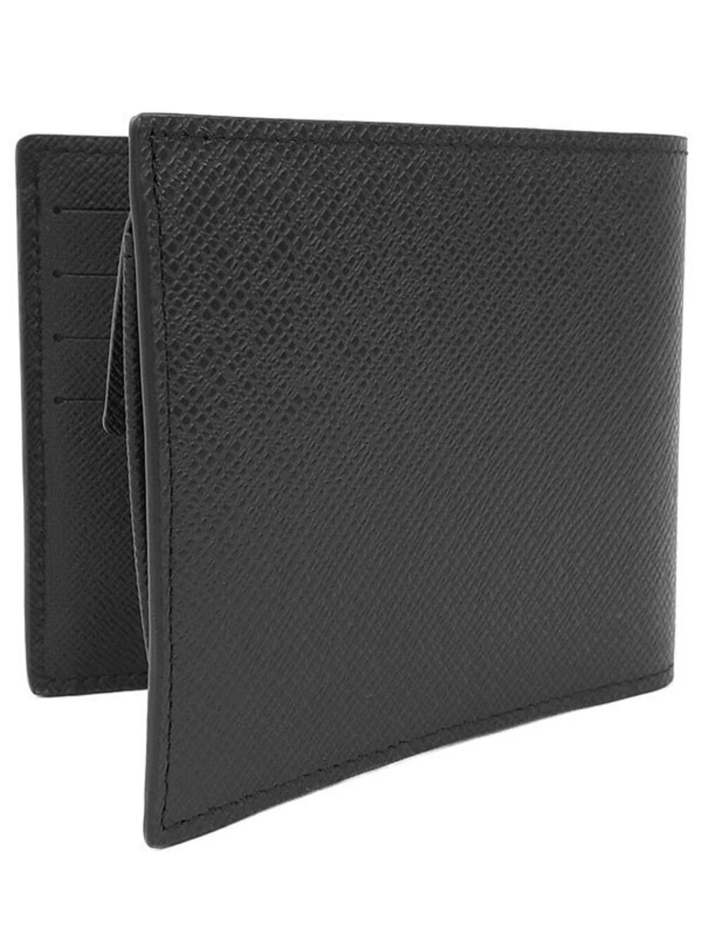 Louis Vuitton Wallet NM fold Marco Portefeuille Taiga Bi Short Black